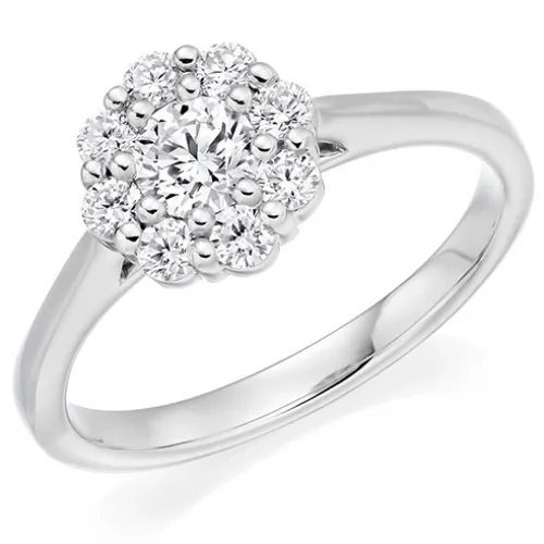 Halo Diamond Ring